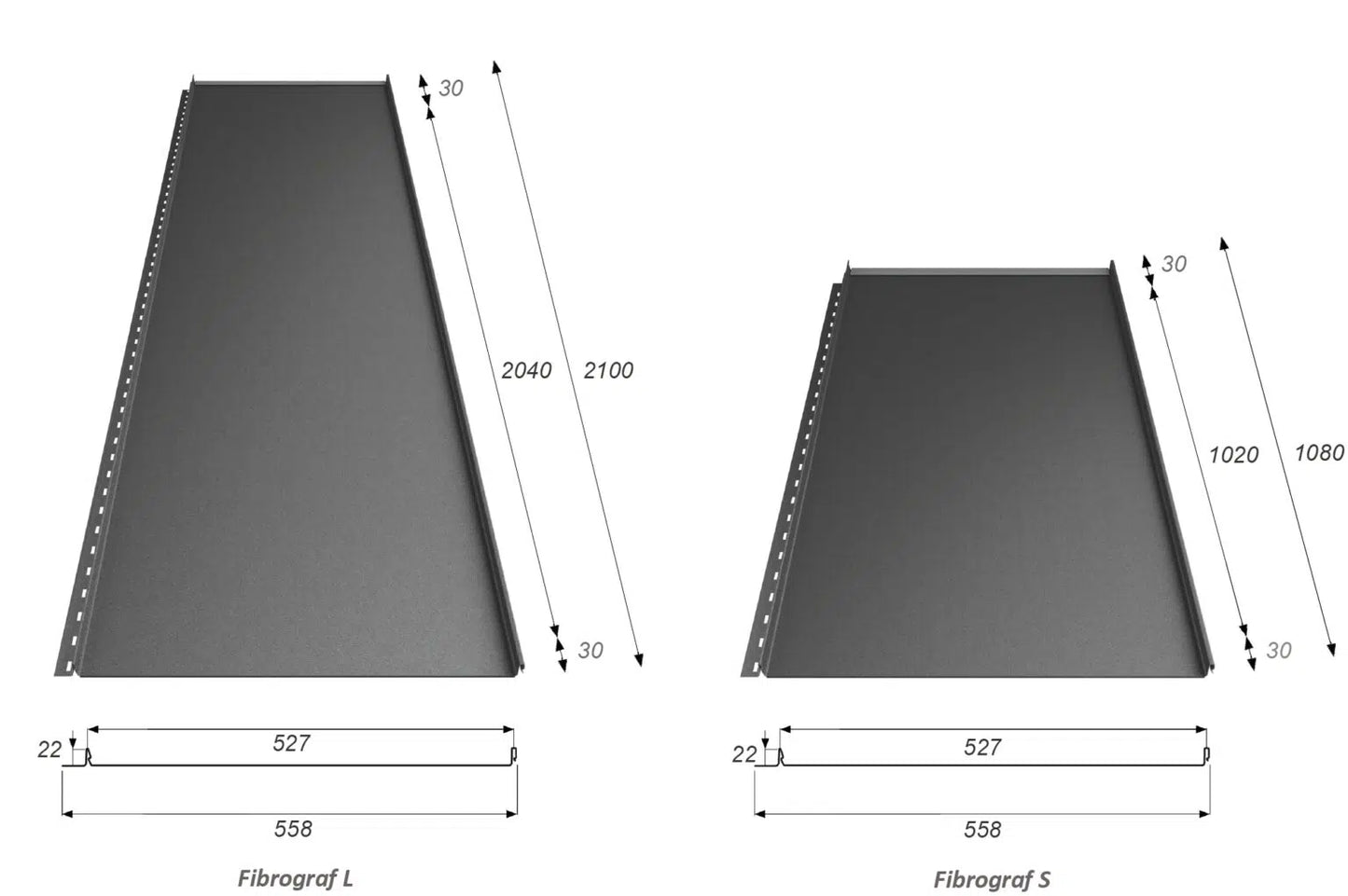 Sistema de cubierta metálico modular FIBROGRAF