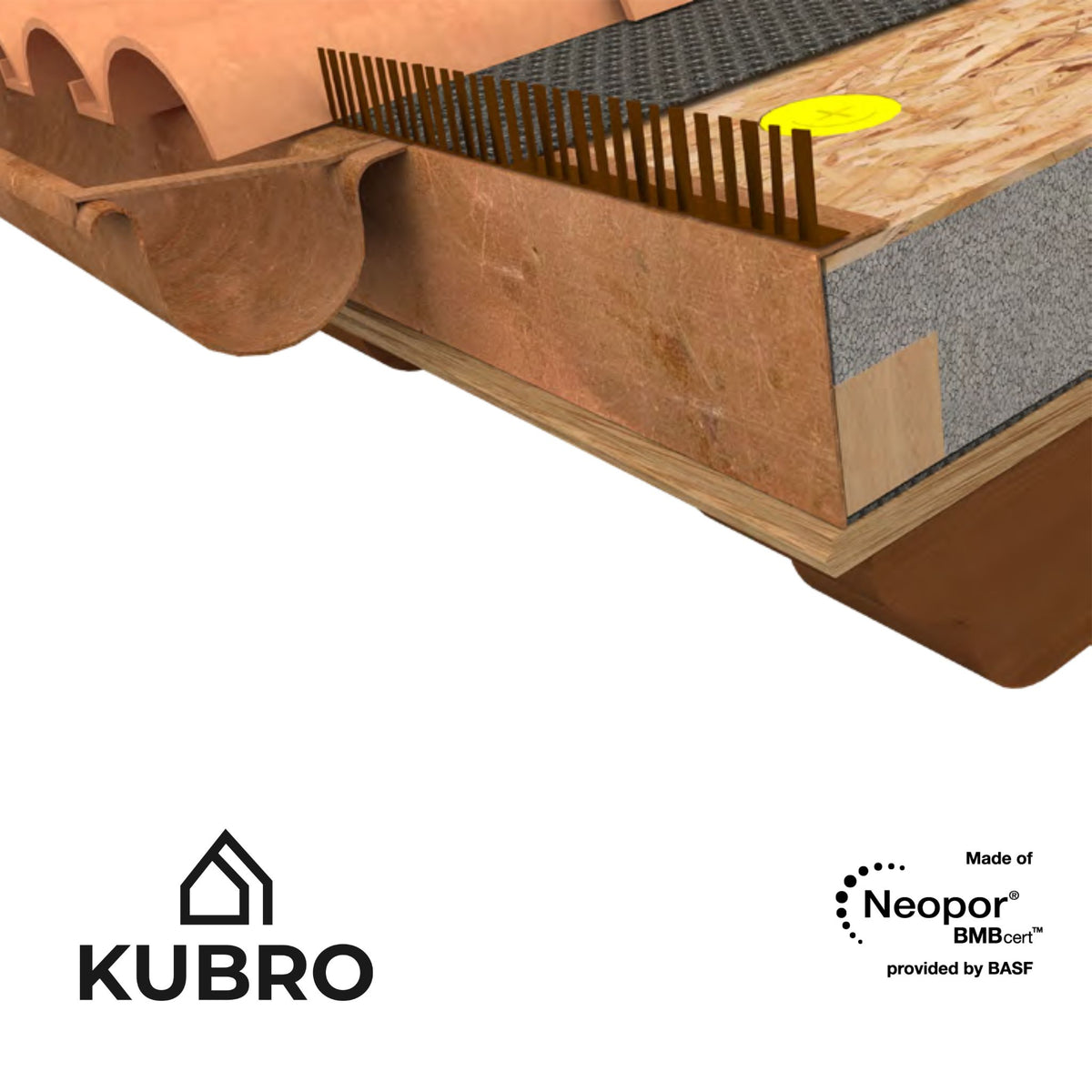 Panel de aislamiento con tablero OSB y lámina asfáltica NEOWOOD PLUS