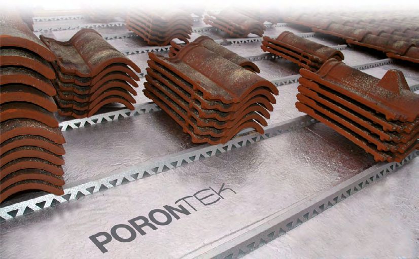 Panel aislante para cubierta ventilada con rastrel metálico | PORONTEK MAX AIR